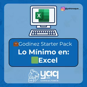 Imagen de portada para Curso online Godínez Starter Pack: Lo Mínimo en Excel