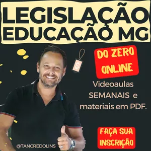 Imagem do curso LEGISLAÇÃO EDUCACIONAL PARA CONCURSO NA EDUCAÇÃO E CERTIFICAÇÃO DA SEE MG. ÁREAS DE ESTUDO: PEDAGÓGICO, ADMINISTRATIVO, FINANCEIRO, PESSOAL.