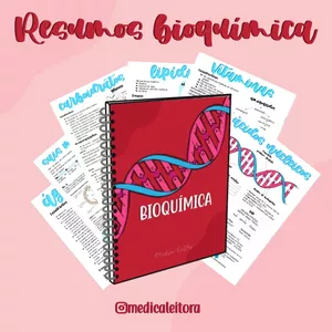Imagem de capa para o Ebook RESUMOS BIOQUÍMICA - ENEM,vestibulares e curso superior 