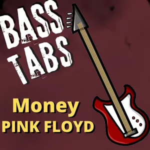 Imagem de capa para o Ebook "Money" – Pink Floyd - Tablatura de contrabaixo