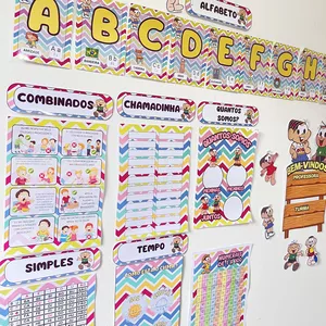 Imagem de capa para o Ebook Alfabeto e Númerais Turma da Mônica.