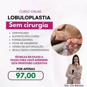 Imagem de capa para o Curso online Curso Online Lobuloplastia sem cirurgia