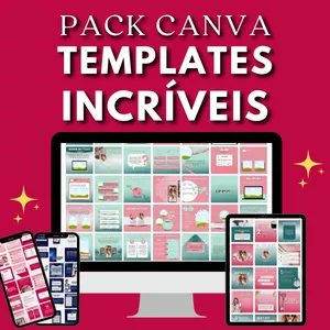 Pack Canva Templates Incríveis por Elizabeth Cordeiro