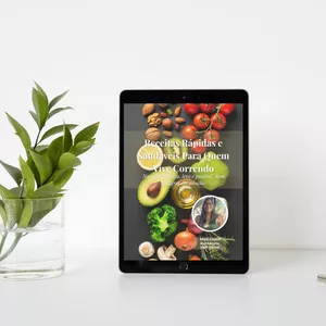 Imagem de capa para o Ebook Nutrição Real Para Quem Vive Correndo – by NutriMariCosta
