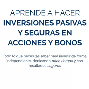 Imagen de portada para Curso online Curso de Inversiones Pasivas y Seguras en Acciones y Bonos