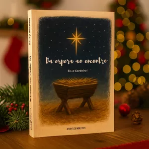 Imagem de capa para o Ebook 🎄 Advento de Natal 2025 – Da espera ao encontro - Eis o Cordeiro