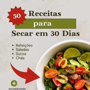 Imagem de capa para o Ebook 50 Receitas para Secar Em 30 dias
