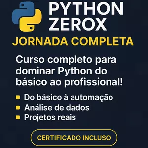 Imagem do curso Python ZeroX – Jornada Completa 
