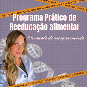 Imagem de capa para o Ebook Programa Prático de Reeducação Alimentar - 3 Etapas
