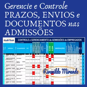 Imagem de capa para o Ebook Gerencie e Controle PRAZOS, ENVIOS e DOCUMENTOS nas ADMISSÕES
