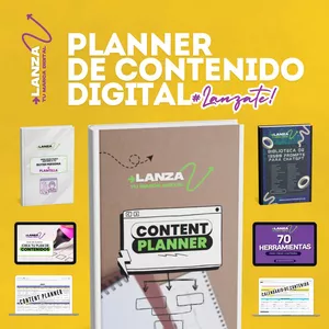 Imagen de portada para Ebook Planner de Contenidos Digital 2.0 + 13.500 Prompts ChatGPT + Plan de Contenido para 12 Meses