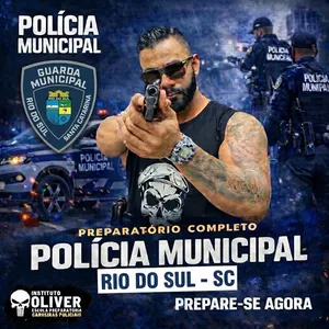 Imagem do curso 👮‍♂️ PREPARATÓRIO COMPLETO GUARDA MUNICIPAL DE RIO DO SUL - SC👮‍♂️ GCM - INSTITUTO ÓLIVER