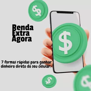 Imagem de capa para o Ebook E-book 7 Práticas de rendas extras 2025. 