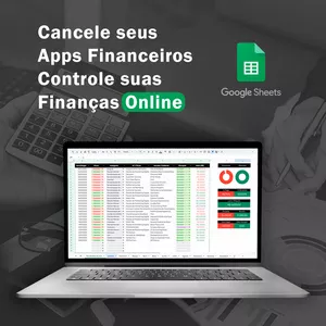 Imagem de capa para o Curso online 📊 Planilha Financeira Google Sheets – Controle Total de Receitas e Despesas! 💰