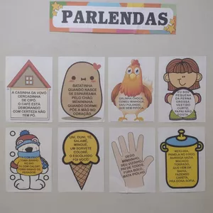 Imagem de capa para o Curso online PARLENDAS - CARTAZES