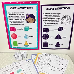 Imagem de capa para o Curso online 🟢 Sólidos Geométricos – Arquivo Pedagógico Completo