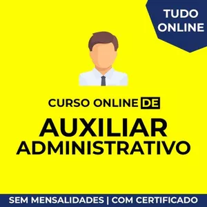 Imagem de capa para o Curso online Auxiliar Administrativo