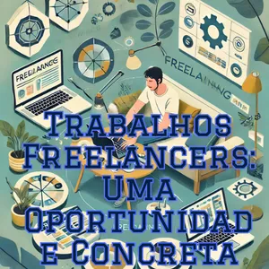 Imagem de capa para o Ebook Trabalhos Freelancers: Uma Oportunidade Concreta