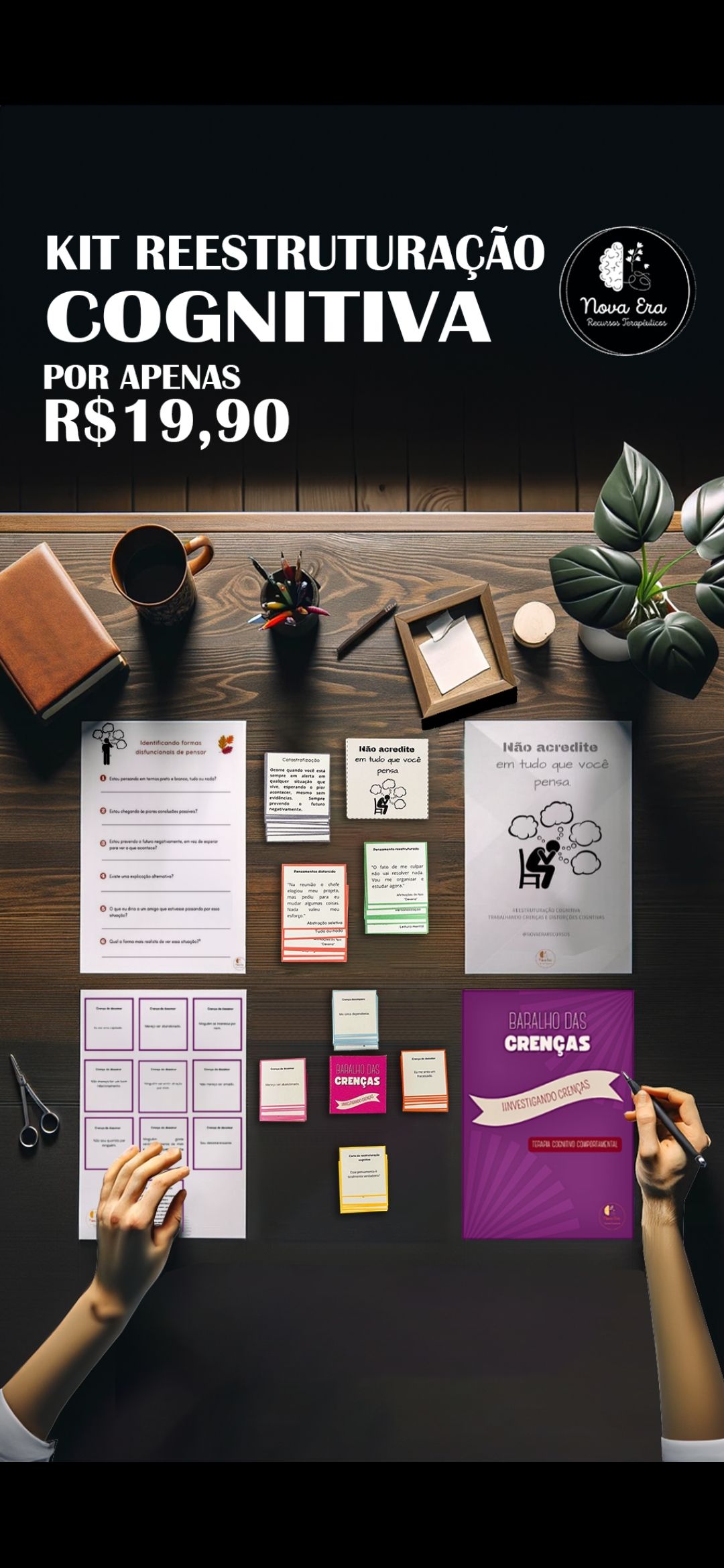 Imagem do curso Kit Reestruturação Cognitiva para Adolescentes e Adultos