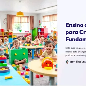 Imagem de capa para o Ebook Como ensinar matemática básica para crianças 