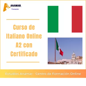 Imagen de portada para Curso online Curso de Italiano Online A2 con Certificado