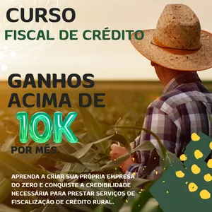 Imagem de capa para o Curso online Do Zero ao Sucesso: Curso Completo para se Tornar Fiscal de Crédito Rural