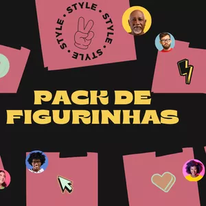 Imagem de capa para o Curso online Pack de figurinhas para Instagram