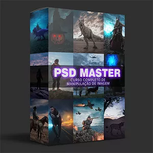 Imagem de capa para o Curso online PSD Master - Curso de Manipulação de Imagens