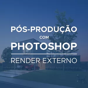 Imagem de capa para o Curso online Pós-produção de Render Externo com Photoshop