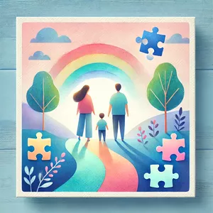 Imagem de capa para o Ebook O Primeiro Passo –Entendendo o Autismo e Transformando o Cuidado em Amor e Ação.