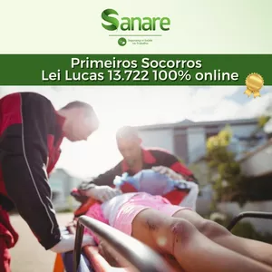 Imagem de Curso de Primeiros Socorros Lei Lucas  criado por Sanare Segurança no Trabalho na hotmart