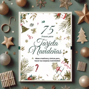 Imagen de portada para Ebook "Ebook- 75 Frases para Tarjetas Navideñas"