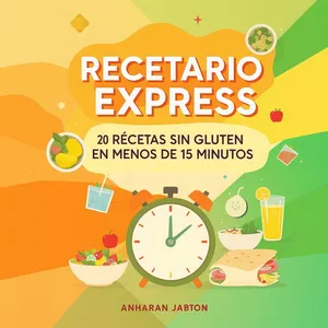 Imagen de portada para Ebook Recetario Express: 20 Recetas Sin  Gluten en Menos de 15 Minutos