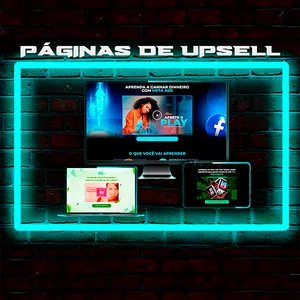 Imagem de capa para o Ebook Páginas UpSell