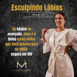 Imagem de capa para o Curso online Esculpindo Lábios - Método HD