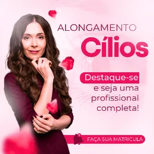 Curso Curso de Alongamento de Cílios + Certificado Profissional