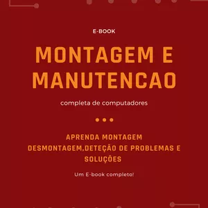 Imagem de capa para o Ebook Montagem e manutenção de computadores completa