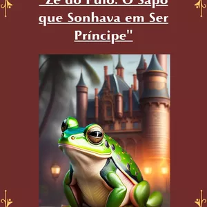 Imagem de capa para o Ebook ''Zé do Pulo: O Sapo que Sonhava em Ser Príncipe''