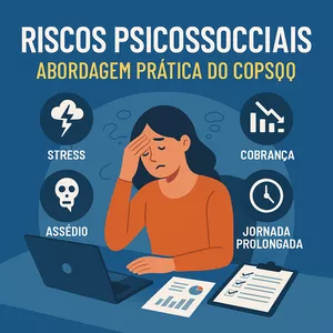 Imagem de capa para o Curso online Riscos Psicossociais - Abordagem prática do COPSOQ