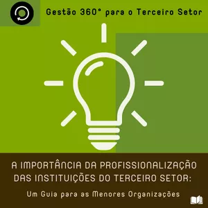 Imagem de capa para o Ebook A IMPORTÂNCIA DA PROFISSIONALIZAÇÃO DAS INSTITUIÇÕES DO TERCEIRO SETOR: Um Guia para as Menores Organizações