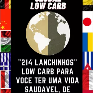 Imagem de capa para o Ebook + de 200 Receitas De Lanches Rápidos Para Dieta.