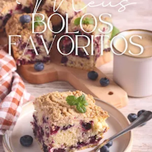 Imagem de capa para o Ebook Meus Bolos Favoritos
