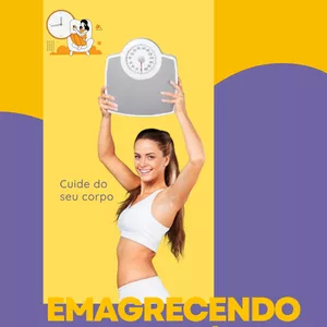 Imagem de capa para o Ebook Emagrecendo Com Saúde 