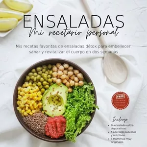 Imagen de portada para Ebook ENSALADAS Mi recetario personal