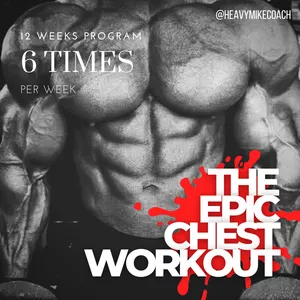 Imagem do curso THE EPIC CHEST WORKOUT - 12 WEEKS