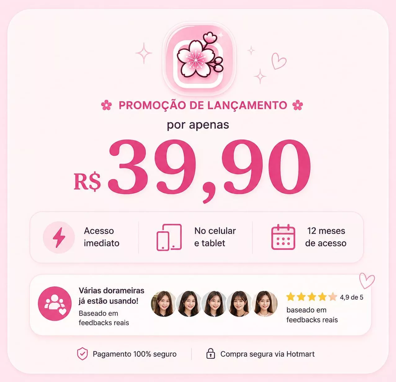 JinjjaDorama  App - Assinatura Anual