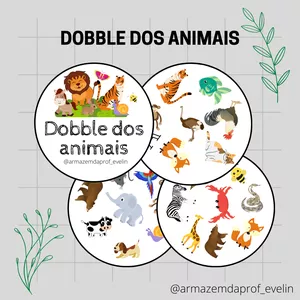 Imagem de capa para o Ebook DOBBLE DOS ANIMAIS