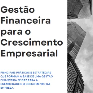 Imagem de capa para o Ebook Gestão Financeira para o Crescimento Empresarial