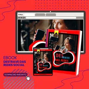Imagem de capa para o Ebook EBOOK - DESTRAVE NAS REDES SOCIAIS
