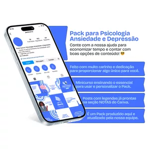 Imagem do curso Pack Canva - Psicologia Ansiedade e Depressão